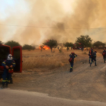 Πυρκαγιά σε αγροτοδασική έκταση στο Αδάμι Αργολίδας
