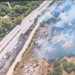 Πυρκαγιά σε χαμηλή βλάστηση νότια του Κοκκινοχωρίου Καβάλας