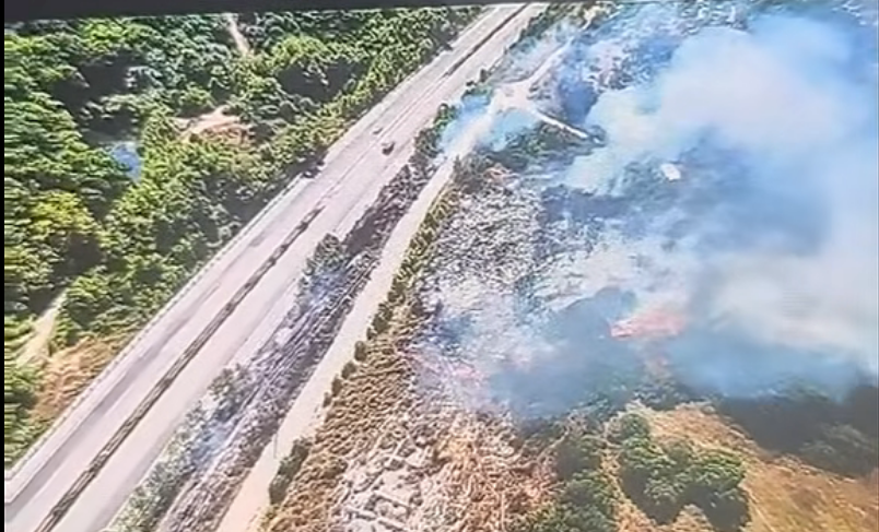 Πυρκαγιά σε χαμηλή βλάστηση νότια του Κοκκινοχωρίου Καβάλας Πυρκαγιά σε χαμηλή βλάστηση νότια του Κοκκινοχωρίου Καβάλας