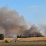 Πυρκαγιά σε χαμηλή βλάστηση στην Κρηστώνη Κιλκίς