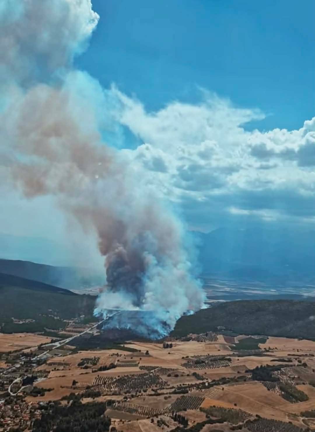 Ενισχύθηκαν οι δυνάμεις στην πυρκαγιά στο Καλαπόδι Φθιώτιδας Ενισχύθηκαν οι δυνάμεις στην πυρκαγιά στο Καλαπόδι Φθιώτιδας
