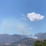 Πυρκαγιά σε αγροτοδασική έκταση στο Βουλισμένο Αλώνι Ηρακλείου Κρήτης