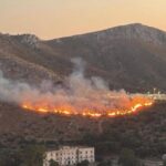 Πυρκαγιά σε χαμηλή βλάστηση στην Λέρο