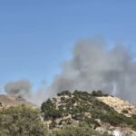 Πυρκαγιά σε χαμηλή βλάστηση στην Ερεσό Λέσβου