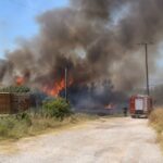 Πυρκαγιά σε αγροτοδασική έκταση, στην περιοχή Περιβολάκι Θεσσαλονίκης