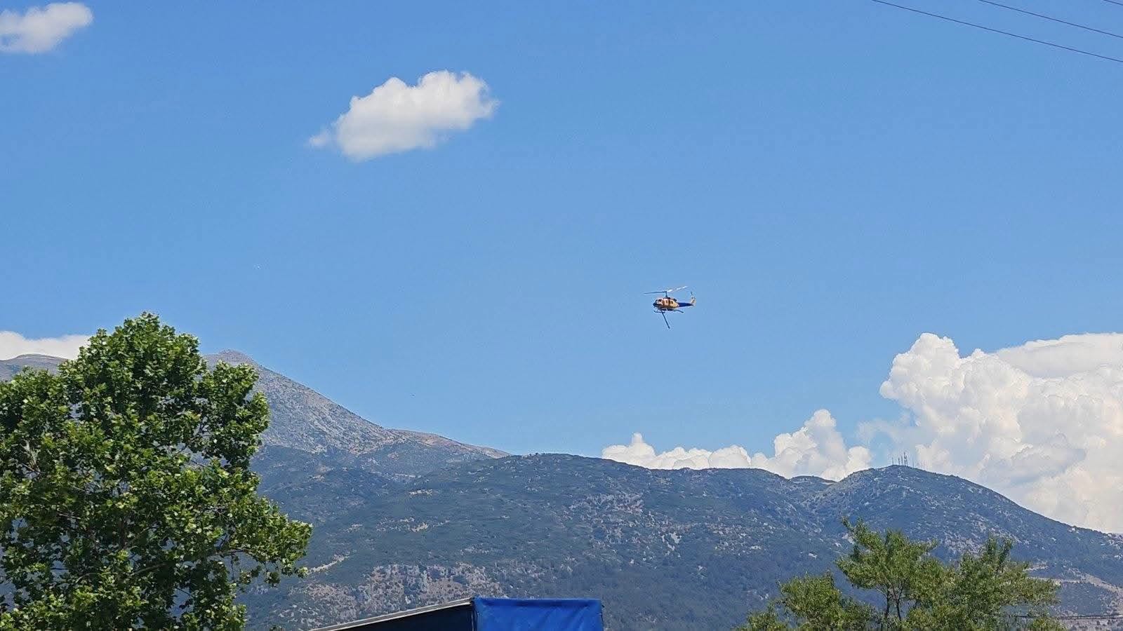 Πυρκαγιά σε αγροτοδασική έκταση στην περιοχή Δελβινάκι Ιωαννίνων