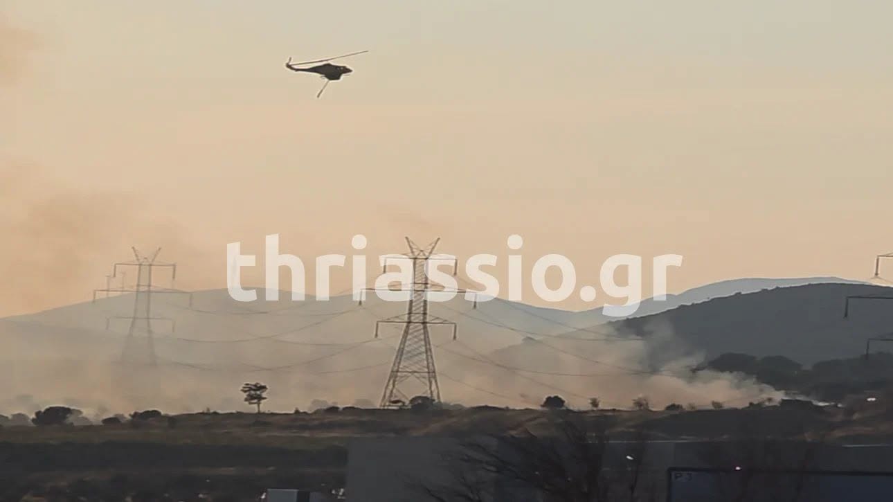 Πυρκαγιά σε χαμηλή βλάστηση στην περιοχή Σοφό Ασπροπύργου Πυρκαγιά σε χαμηλή βλάστηση στην περιοχή Σοφό Ασπροπύργου