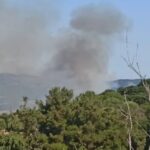 Ενισχύθηκαν οι δυνάμεις στην πυρκαγιά στο Δερβένι Ωραιοκάστρου Θεσσαλονίκης