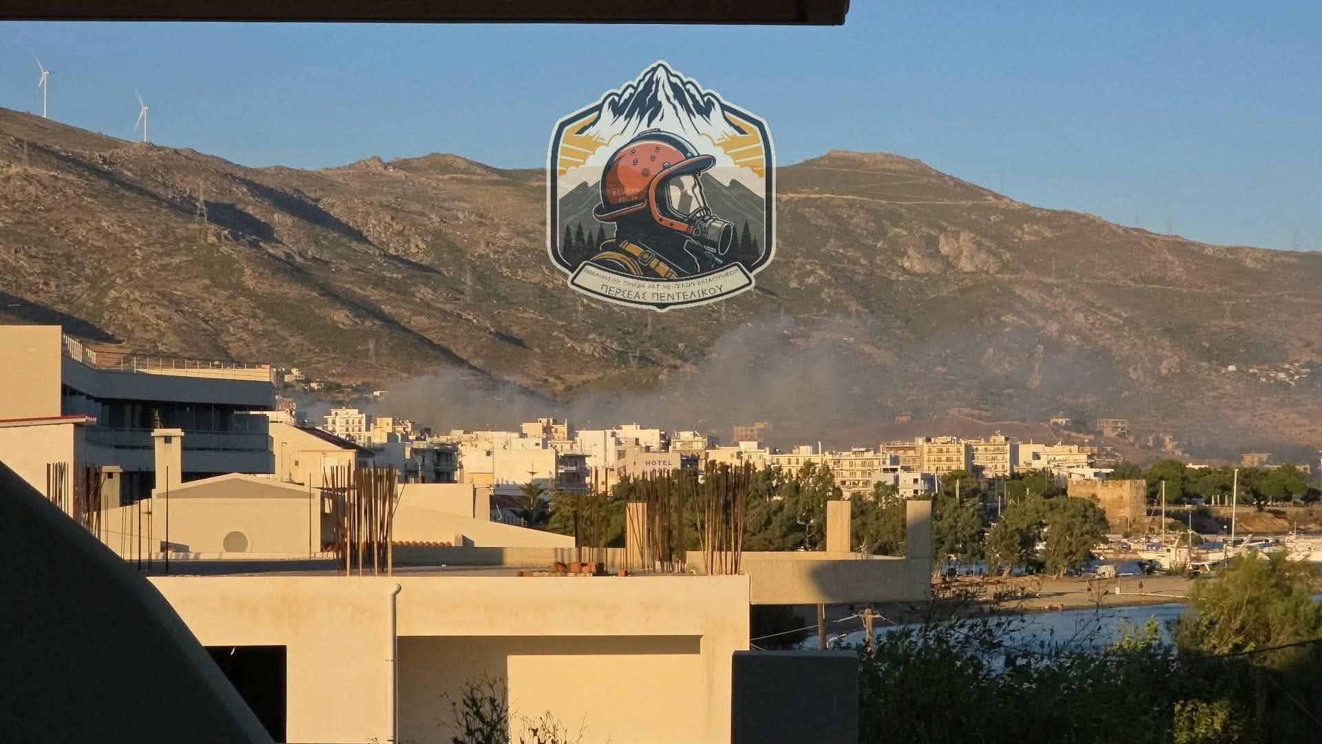 Πυρκαγιά σε χαμηλή βλάστηση στην περιοχή Αετός Καρύστου στην Εύβοια Πυρκαγιά σε χαμηλή βλάστηση στην περιοχή Αετός Καρύστου στην Εύβοια
