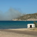 Πυρκαγιά σε χαμηλή βλάστηση στην περιοχή Χάρακας Κερατέας