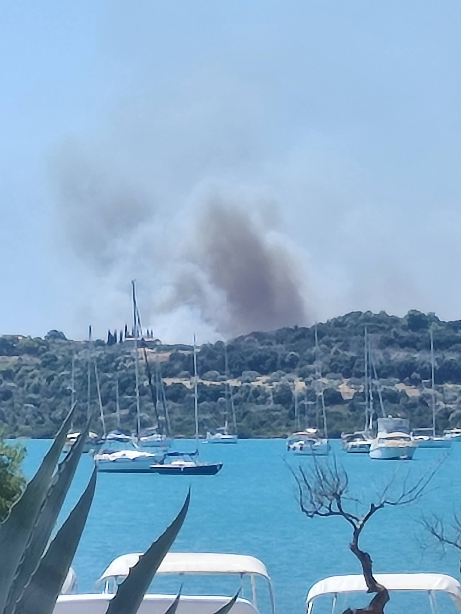 Πυρκαγιά σε αγροτοδασική έκταση στη Χινίτσα Αργολίδας Πυρκαγιά σε αγροτοδασική έκταση στη Χινίτσα Αργολίδας