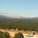 Πυρκαγιά σε χαμηλή βλάστηση στο Μελιδοχώρι Ηρακλείου Κρήτης