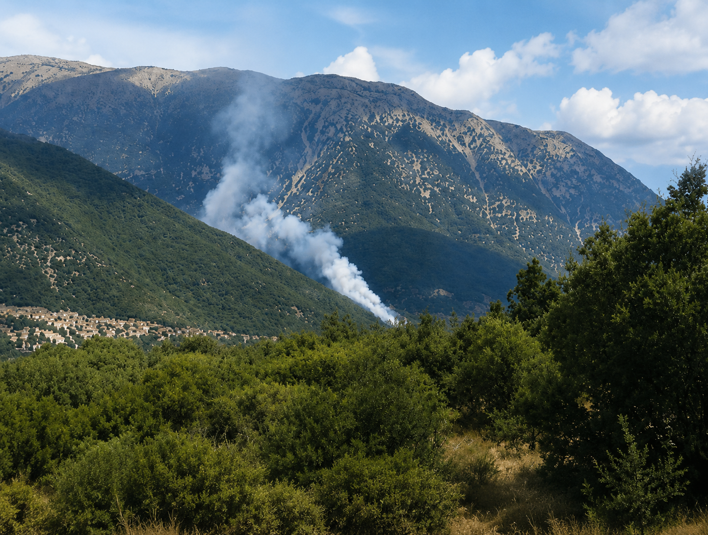 Πυρκαγιά σε δασική έκταση στην περιοχή Ανθόφυτο Αιτωλοακαρνανίας Πυρκαγιά σε δασική έκταση στην περιοχή Ανθόφυτο Αιτωλοακαρνανίας