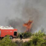 Πυρκαγιά σε χαμηλή βλάστηση στα Βασιλικά Θεσσαλονίκης