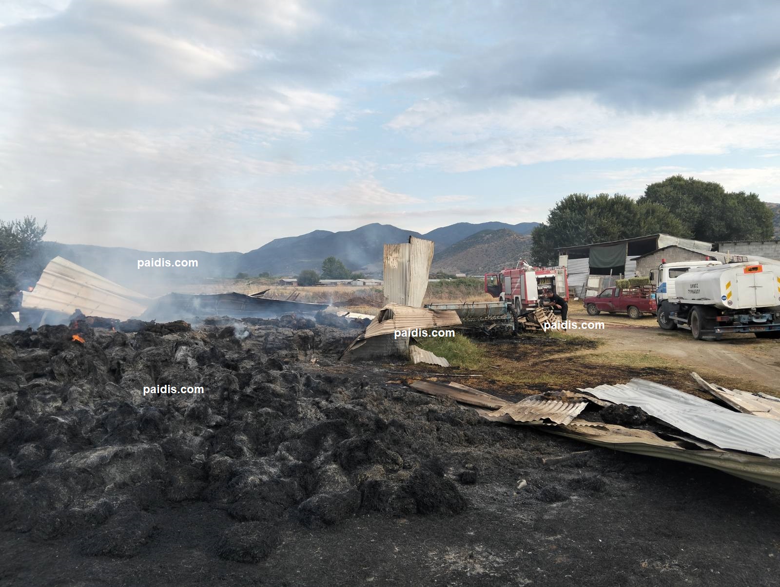 Πυρκαγιά σε ποιμνιοστάσιο στα Δελέρια Λάρισας – Νεκρά τουλάχιστον 80 γίδια Πυρκαγιά σε ποιμνιοστάσιο στα Δελέρια Λάρισας – Νεκρά τουλάχιστον 80 γίδια