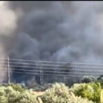 Πυρκαγιά σε δασική έκταση στη Νέα Καλλικράτεια Χαλκιδικής