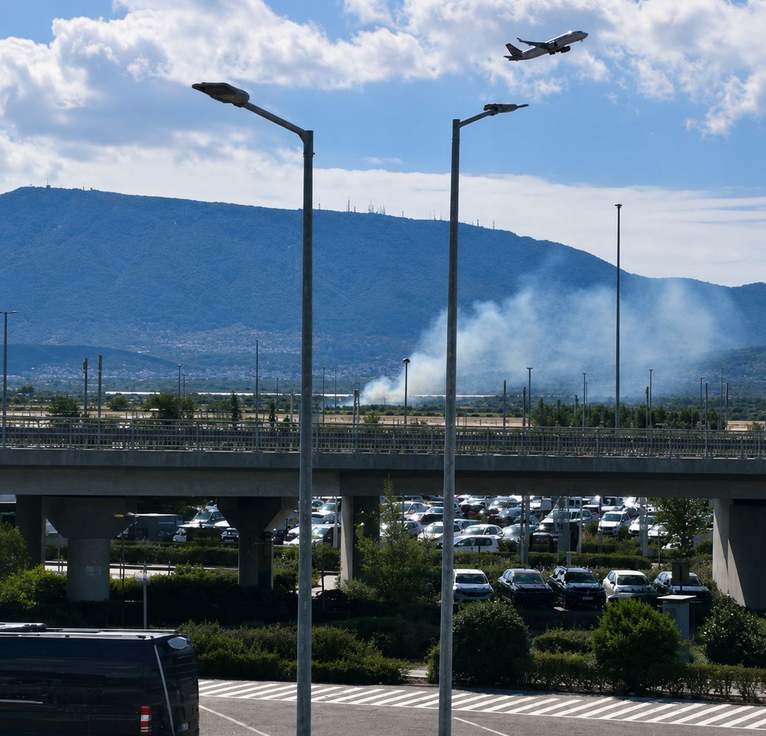 Άμεσα τέθηκε υπό μερικό έλεγχο πυρκαγιά σε χαμηλή βλάστηση στα Σπάτα