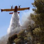 Πυρκαγιά σε δασική έκταση στον Δρυμώνα Αιτωλοακαρνανίας – Επιχειρούν 55 πυροσβέστες και 6 εναέρια μέσα