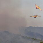 Πυρκαγιά σε δασική έκταση στην Ατσίτσα Σκύρου