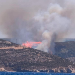 Πυρκαγιά σε αγροτοδασική έκταση στην περιοχή Κολυμπάδα της Σκύρου