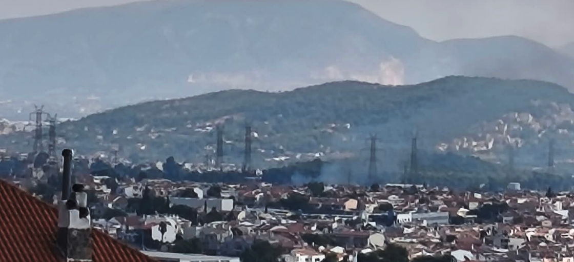 Πυρκαγιά σε χαμηλή βλάστηση στην περιοχή Γέρακα Αττικής Πυρκαγιά σε χαμηλή βλάστηση στην περιοχή Γέρακα Αττικής
