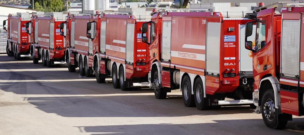 Στον στόλο του Πυροσβεστικού Σώματος 14 νέες υδροφόρες 12.000 λίτρων – Κατανέμονται σε όλη τη χώρα Στον στόλο του Πυροσβεστικού Σώματος 14 νέες υδροφόρες 12.000 λίτρων – Κατανέμονται σε όλη τη χώρα