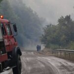Ενισχύθηκαν οι δυνάμεις στην πυρκαγιά στο Κατάφυτο Νευροκοπίου – 60 πυροσβέστες στο σημείο