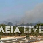Πυρκαγιά στα Κοττέικα Ηλείας – Επιχειρούν 30 πυροσβέστες και 7 εναέρια μέσα