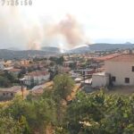 Πυρκαγιά σε αγροτοδασική έκταση στην περιοχή Στεφάνι Κορινθίας