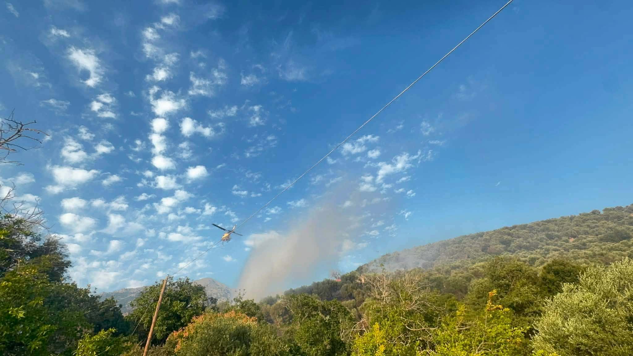 Πυρκαγιά σε χαμηλή βλάστηση στον Ξηροπόταμο Σαμοθράκης