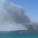 Περαιτέρω ενίσχυση των δυνάμεων στην πυρκαγιά στη Σίβηρη Χαλκιδικής – 110 πυροσβέστες και 8 εναέρια μέσα