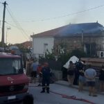 Πυρκαγιά σε κατοικία στην περιοχή Επάνω Σκάλα της Μυτιλήνης