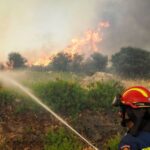 Πυρκαγιά σε δασική έκταση στον Άγιο Γεώργιο Κέρκυρας