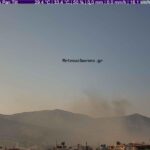 Πυρκαγιά σε χαμηλή βλάστηση επί της Λεωφόρου Πάρνηθος στις Αχαρνές Αττικής