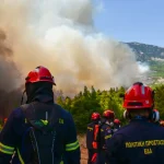 Πυρκαγιά σε αγροτοδασική έκταση στην περιοχή Τουρτούγια Λάρισας