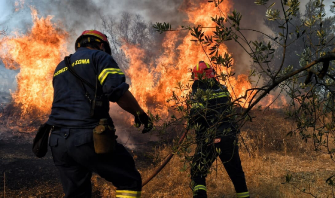 Πυρκαγιά σε δασική έκταση στην Κρύα Βρύση Ιωαννίνων – Επιχειρούν 15 πυροσβέστες και 1 ελικόπτερο