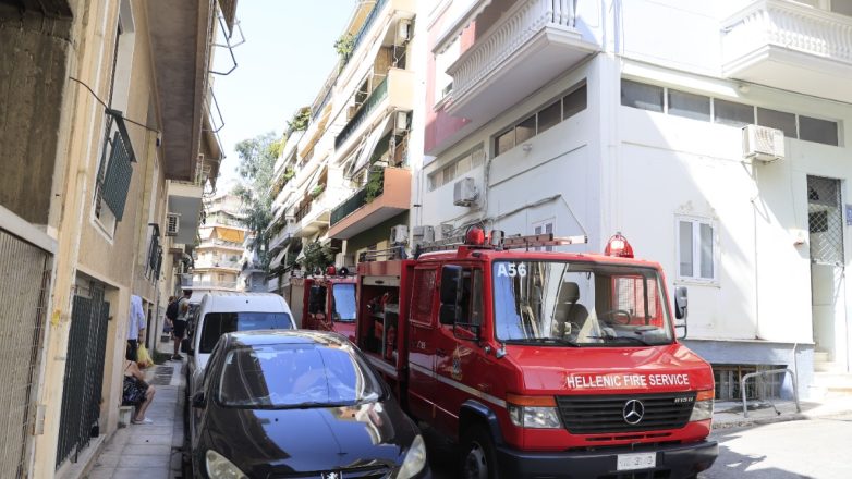 Πυρκαγιά σε διαμέρισμα επί της οδού Εκαταίου στον Νέο Κόσμο