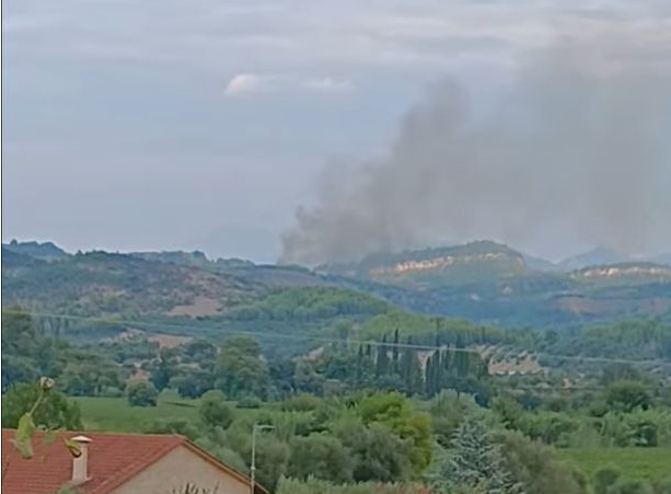 Πυρκαγιά σε αγροτοδασική έκταση στην περιοχή Μουζάκι Ηλείας