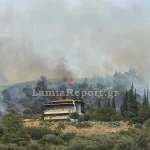 Πυρκαγιά σε αγροτοδασική έκταση στην Πελασγία Φθιώτιδας – Επιχειρούν 35 πυροσβέστες και 5 εναέρια μέσα