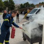 Εκπαίδευση και επίδειξη πυροσβεστικών μέσων στην Περιφέρεια Θεσσαλίας
