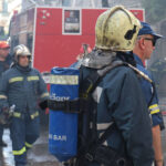 Πυρκαγιά σε κτίριο επί της οδου Κατακουζηνού στην Αθήνα