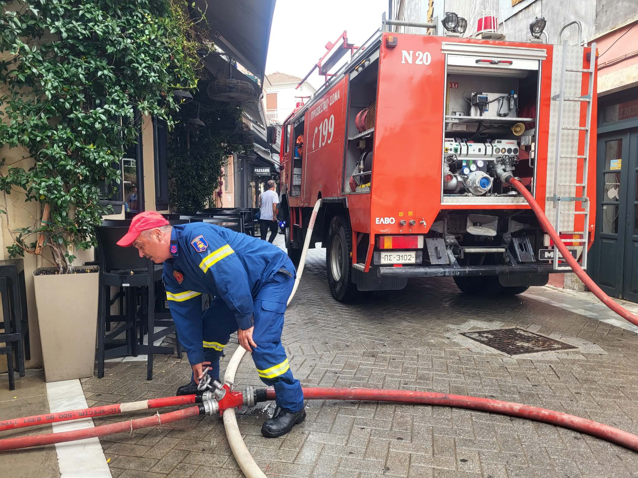 Πυρκαγιά σε μονοκατοικία στην Παλιά Πόλη της Λευκάδας Πυρκαγιά σε μονοκατοικία στην Παλιά Πόλη της Λευκάδας