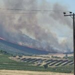 Πυρκαγιά σε χαμηλή βλάστηση στην περιοχή Μύτικας Θηβαίων