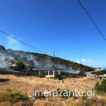 Πυρκαγιά σε αγροτοδασική έκταση στη θέση Ξύγκια Ζακύνθου – Επιχειρούν 31 πυροσβέστες και 6 αεροσκάφη