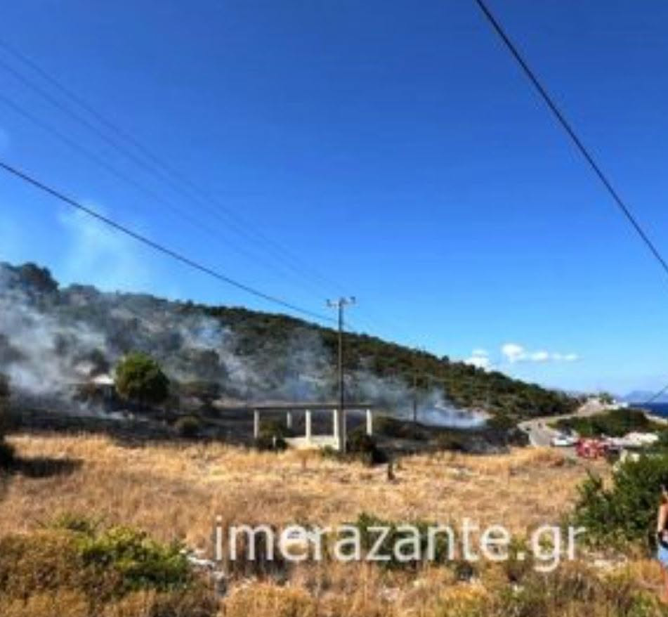 Πυρκαγιά σε αγροτοδασική έκταση στη θέση Ξύγκια Ζακύνθου – Επιχειρούν 31 πυροσβέστες και 6 αεροσκάφη Πυρκαγιά σε αγροτοδασική έκταση στη θέση Ξύγκια Ζακύνθου – Επιχειρούν 31 πυροσβέστες και 6 αεροσκάφη