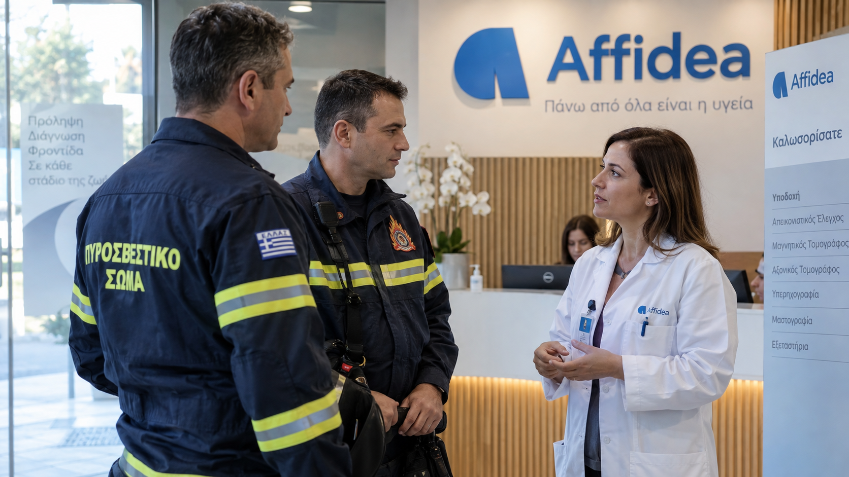 Affidea: Δωρεάν προληπτικός έλεγχος για πυροσβέστες και εθελοντές έως το τέλος του 2026