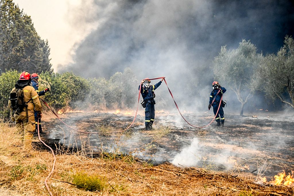 Πυρκαγιά σε χαμηλή βλάστηση στο Λεσίνι Αιτωλοακαρνανίας – Επιχειρούν 28 πυροσβέστες και 7 εναέρια μέσα