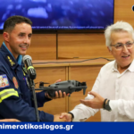 Το Εργατοϋπαλληλικό Κέντρο Ναυπακτίας & Δωρίδας παραχώρησε drone στην Πυροσβεστική Υπηρεσία
