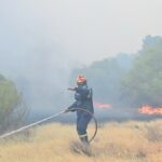 Πυρκαγιά σε χαμηλή βλάστηση στους Πάλους Νισύρου – Επιχειρούν 6 πυροσβέστες και 4 εναέρια μέσα