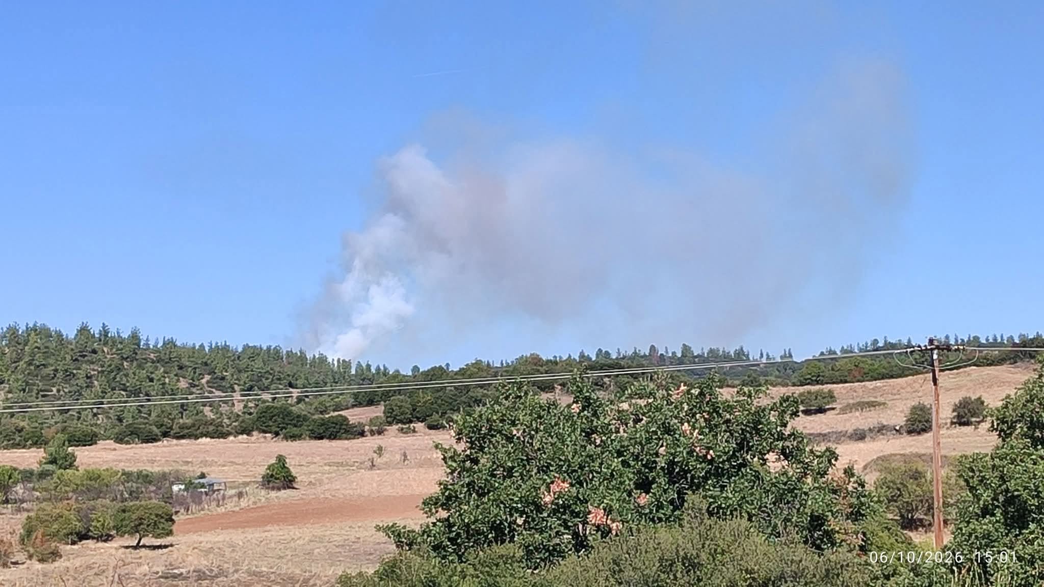 Πυρκαγιά σε αγροτοδασική έκταση στη Γαλήνη Θεσσαλονίκης Πυρκαγιά σε αγροτοδασική έκταση στη Γαλήνη Θεσσαλονίκης